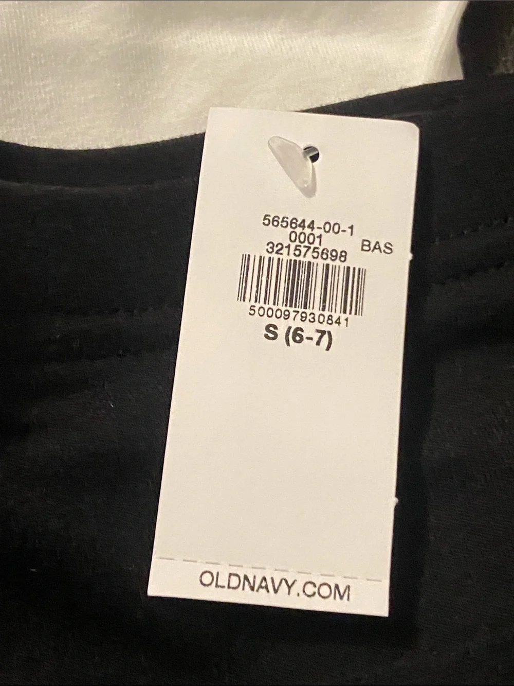 Old Navy girls size 6/7 s Black and White two pairs Bike Shorts NWT